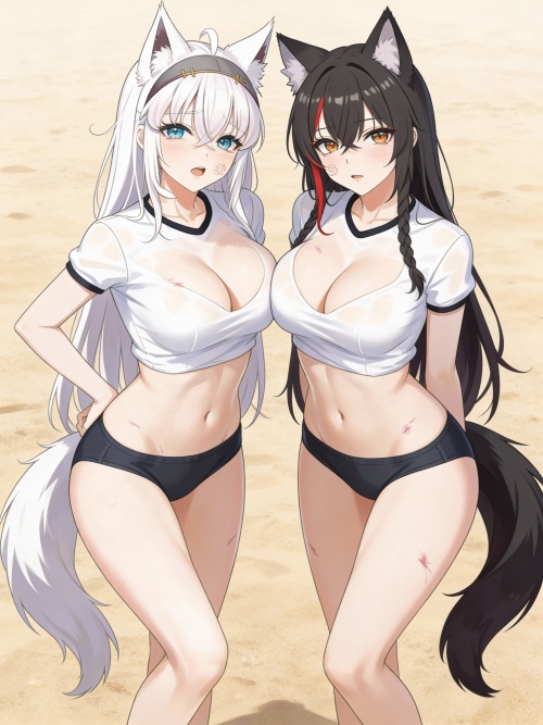 Fubuki & Mio - Track Accident
